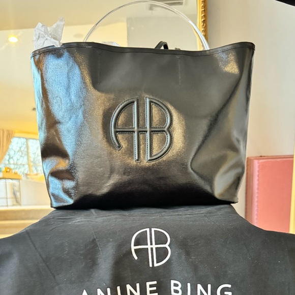 Anine Bing Handbags - Anine Bing Glossy Black Emma Tote
Never used